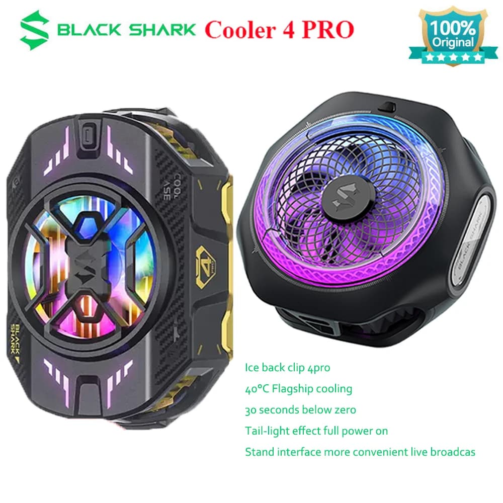 Nuovo Black Shark MAGNETIC FunCooler Cooler 4 Pro Per iphone 15/ROG 7/Nubia Redmagic Xiaomi SAMSUNG huawei ventola di raffreddamento del telefono cellulare