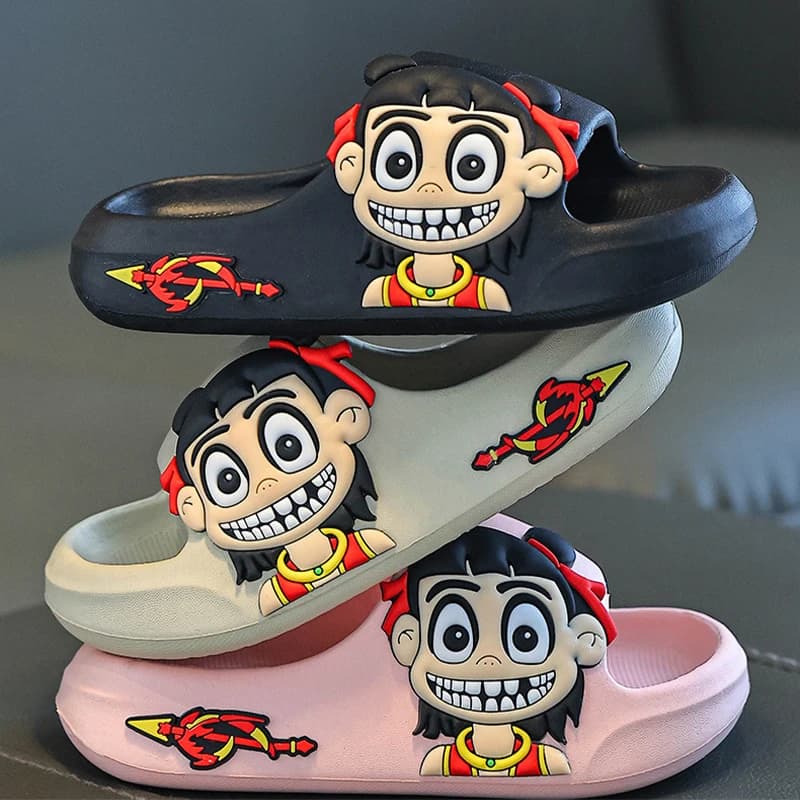 Children Cartoon Slippers Summer Boys Non Slip Bathroom Slippers Girls EVA Soft Bottom Comfortable Home Slippers