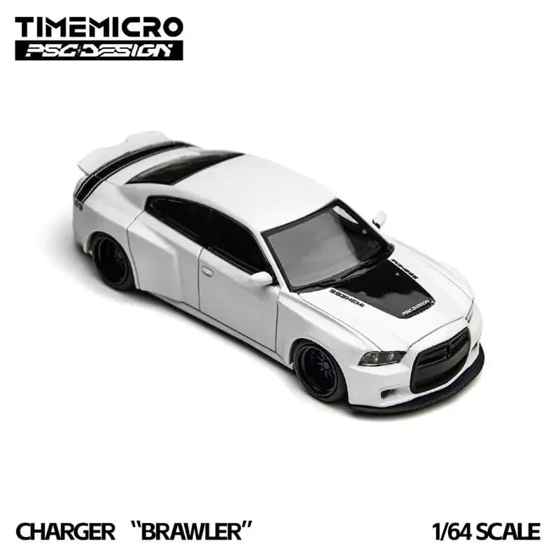 TimeMicro × PSC DESIGN Modellino Auto in Scala 1:64 Charger Brawler