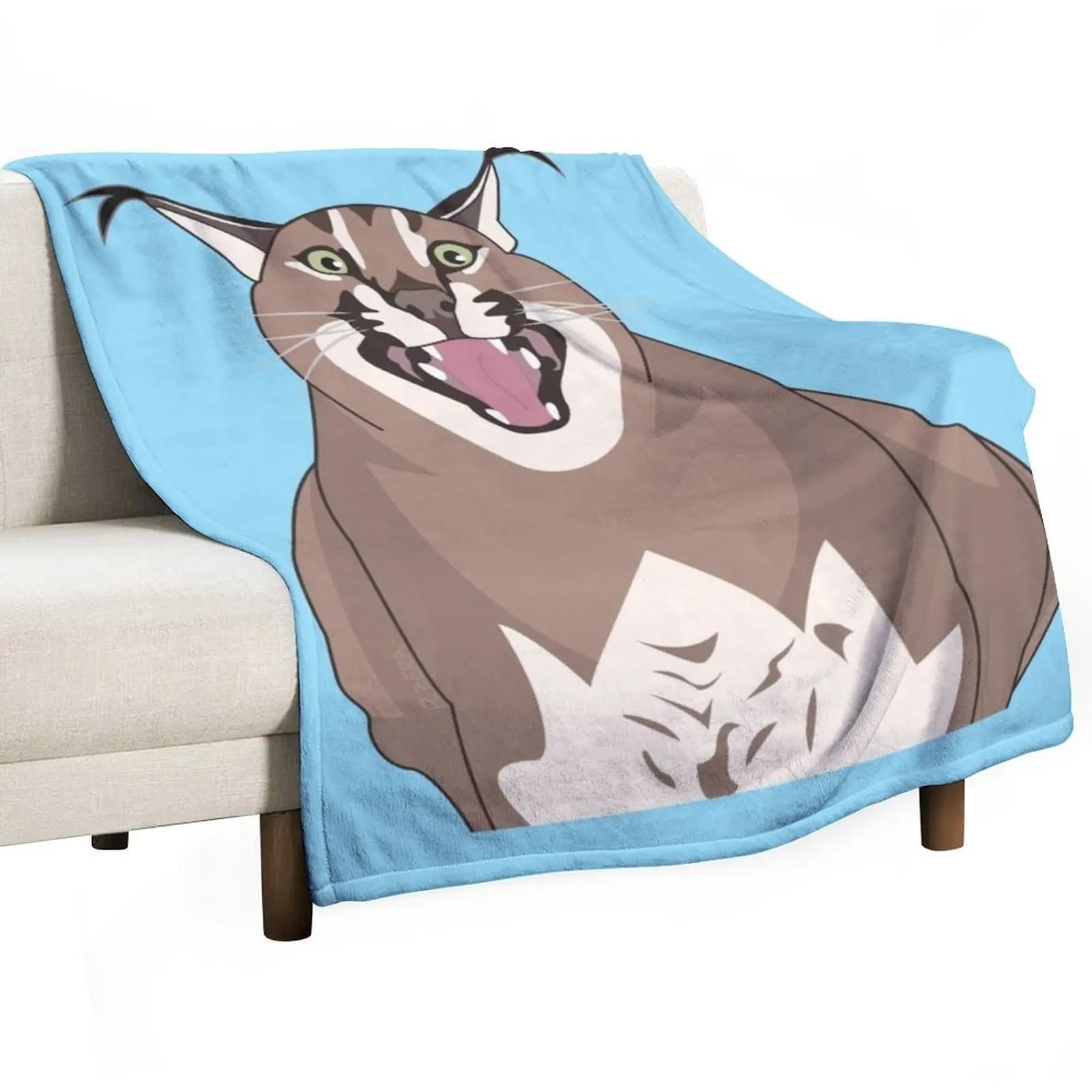 Big Floppa Gosha Karr AAA Throw Blanket Thin Extra Large Throw Sleeping Bag Bed covers decorative Decorative Sofas Blankets