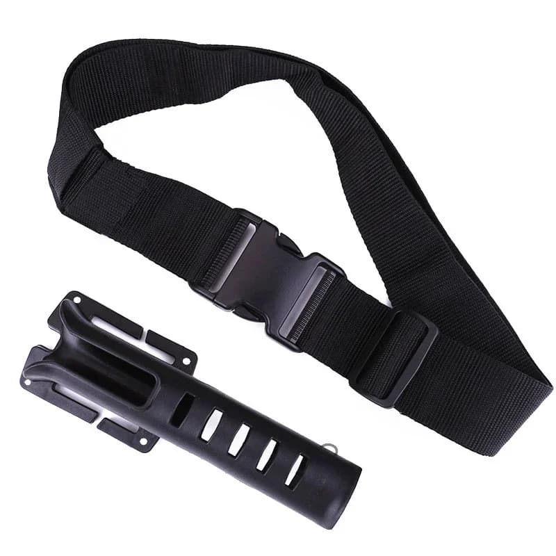Adjustable Fishing Rod Holder Waist Belt Lightweight Pole Quick Belt Holder Inserter Rod Rack Inserting Device for Sea Boat Fish