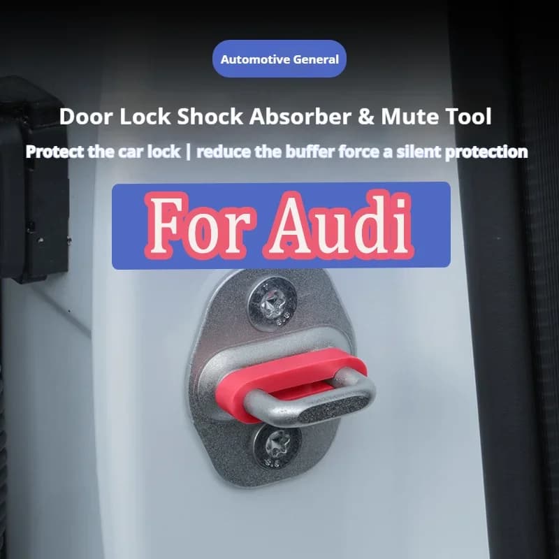 Ammortizzatore sonoro Buffer serratura porta per Audi A1 A2 A3 A4 A5 A6 A7 A8 Q2 Q3 Q5 Q7 Q8 TT S3 Rattling STOP Insonorizzato Deaf Seal Deadener