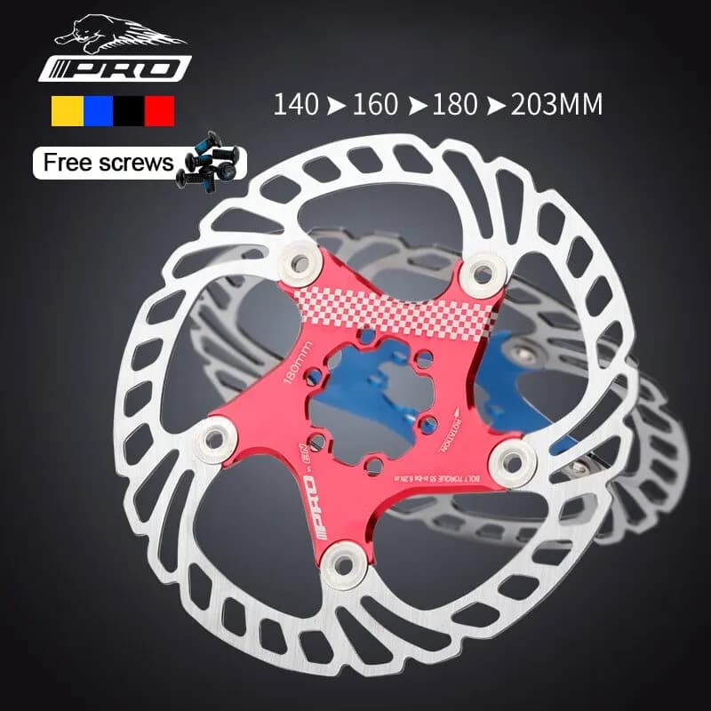 IIIPRO rotore del freno della bicicletta 140mm 160mm 180mm 203mm rotore del freno a disco galleggiante MTB rotore del freno della bici parti della bicicletta