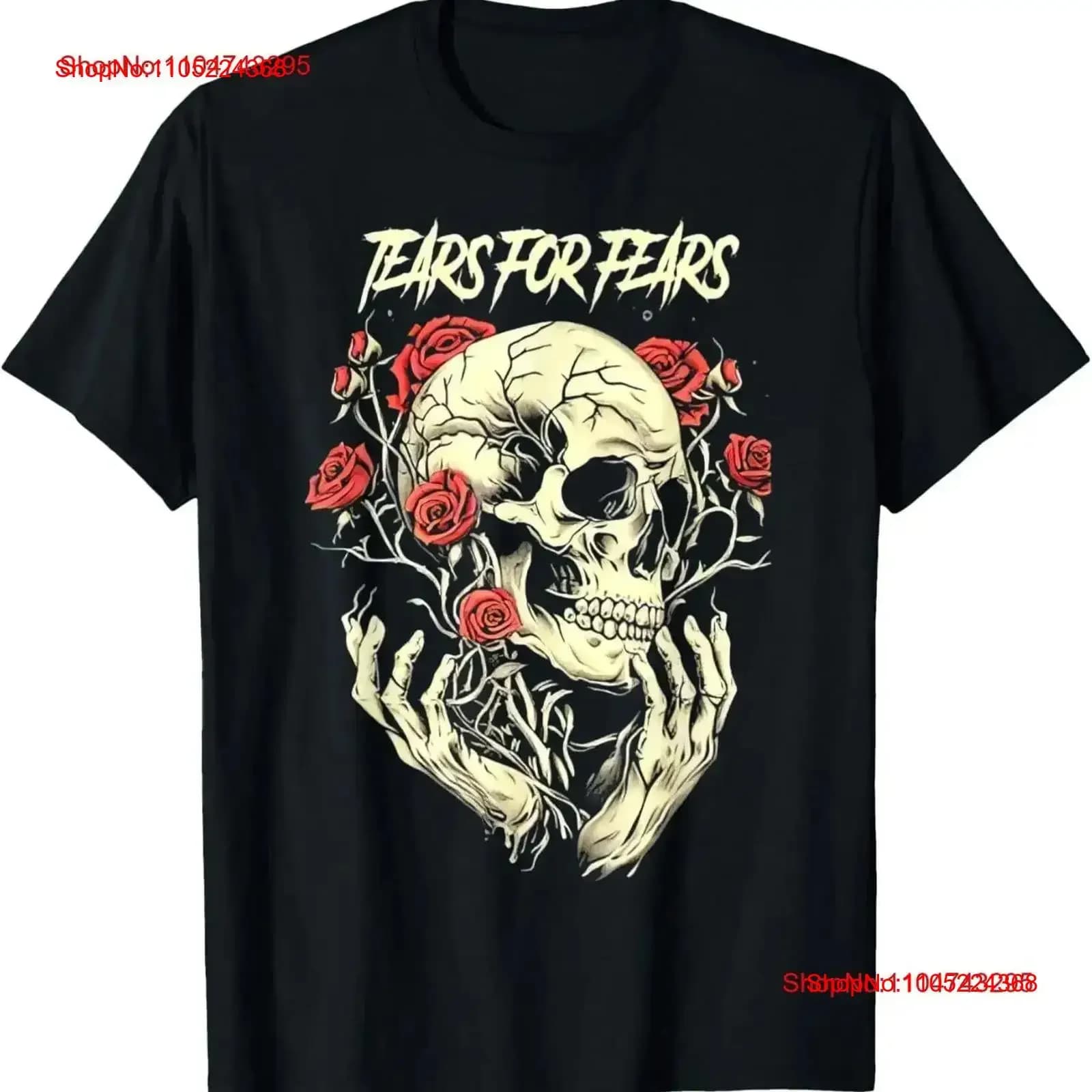 Tears For Fears Band T Shirt vintage lavato Elegante abbigliamento grafico firmato Top casual Abbigliamento quotidiano Leggermente confortevole
