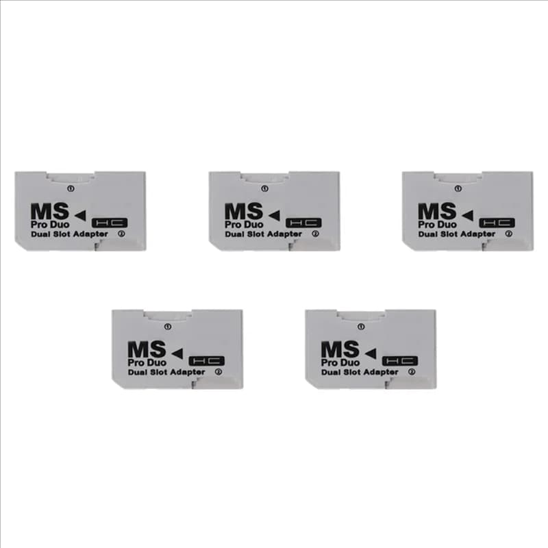 Lettore di schede Memory Stick Pro Duo 5X Adattatore per schede Micro-SD TF a MS Pro Singoli slot doppi per gamepad Sony PSP