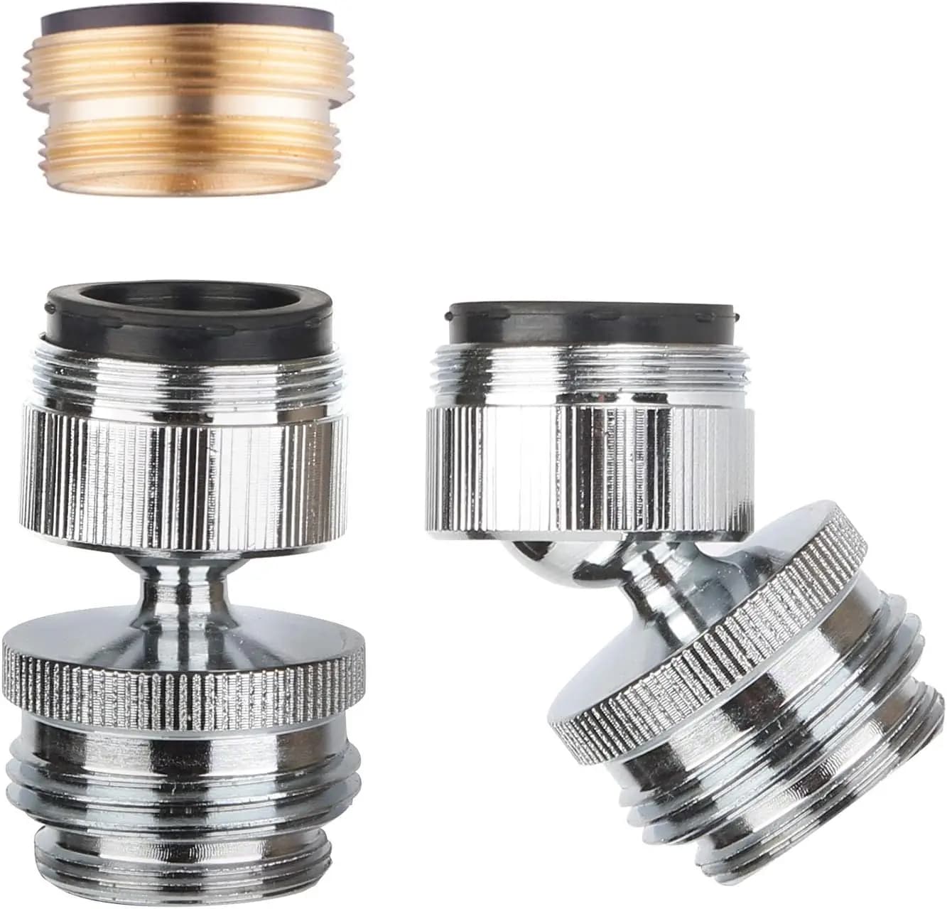 3/4 inch garden hose - Chrome plated