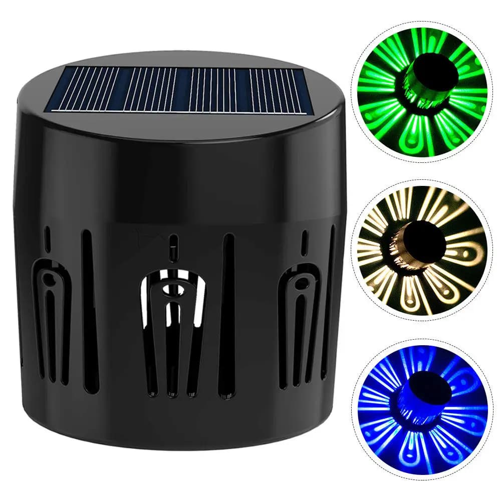 Lampada Solare da Esterno per Recinzioni e Muri, Illuminazione Notturna a LED per Giardino, Villa e Patio