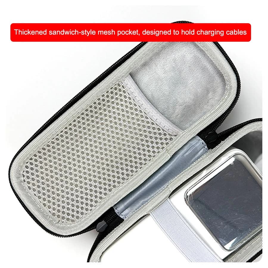 Custodia da viaggio rigida in EVA antiurto per Power Bank Pisen 65W 27000mAh con tasca a rete per cavi e organizer anti-shake