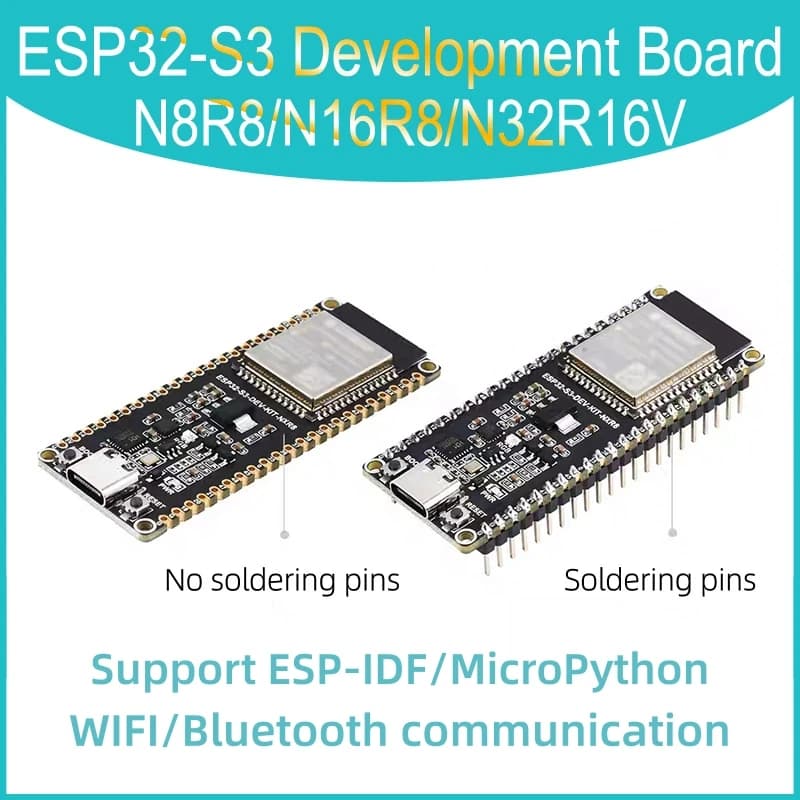 ESP32-S3 Module development card Wifi BT for Arduino IDE ESP32-S3-WROOM1 N16R8 N8R8 N32R16V Type-C 32MB 16MB Flash 8M PSRAM