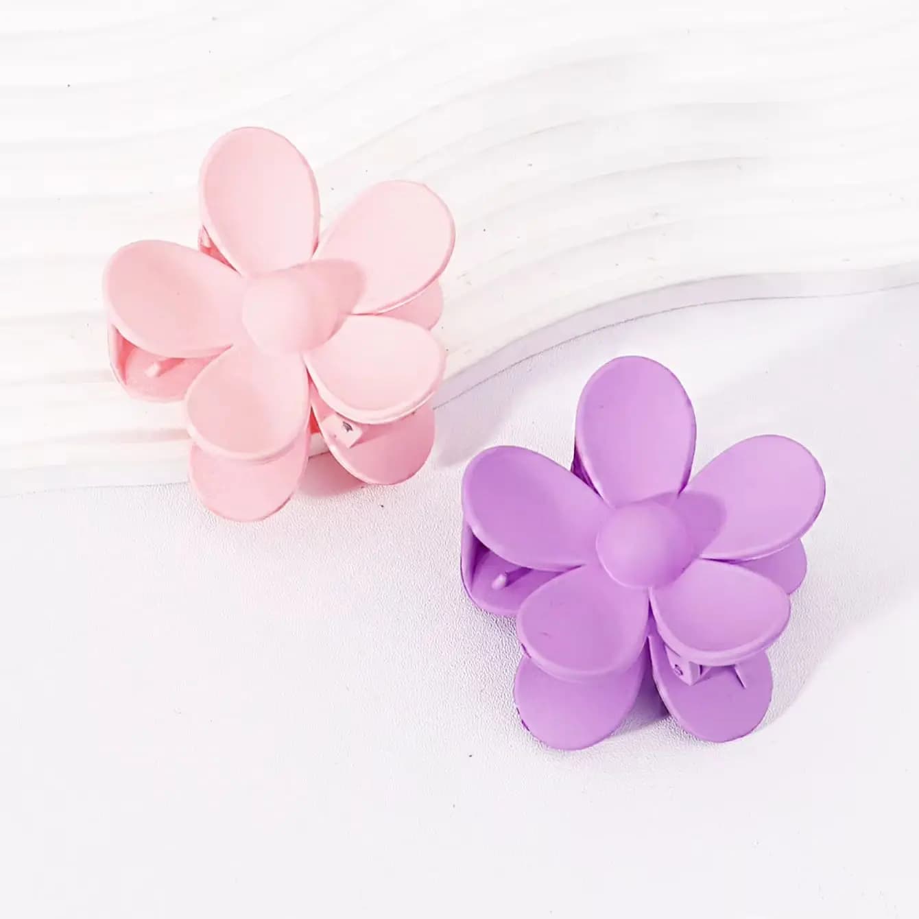 Women's small flower hair clip set, small-sized mini hair clip, side clip bangs clip hair accessory, Special for Real Hair Wigs