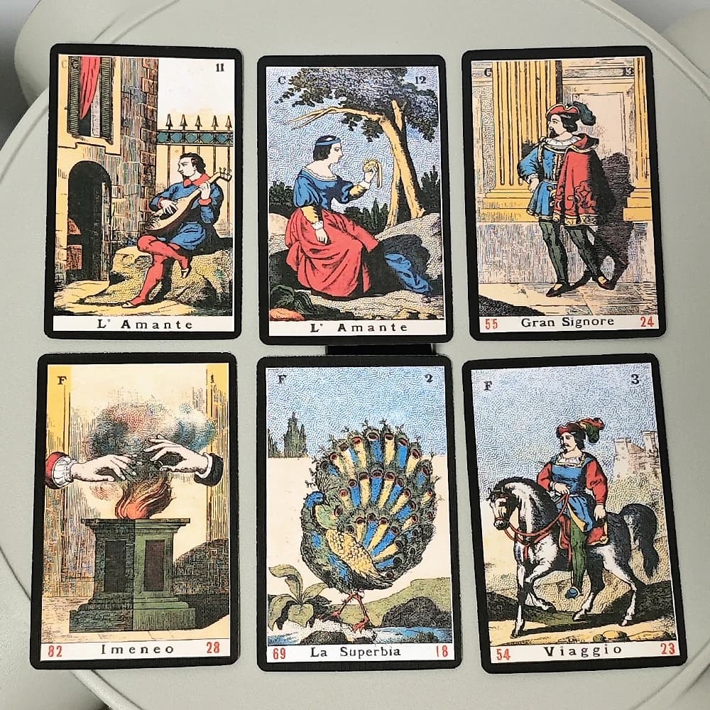 9*6 cm 52 pezzi di carte Oracle Sibyl ogni giorno Mazzo Oracle