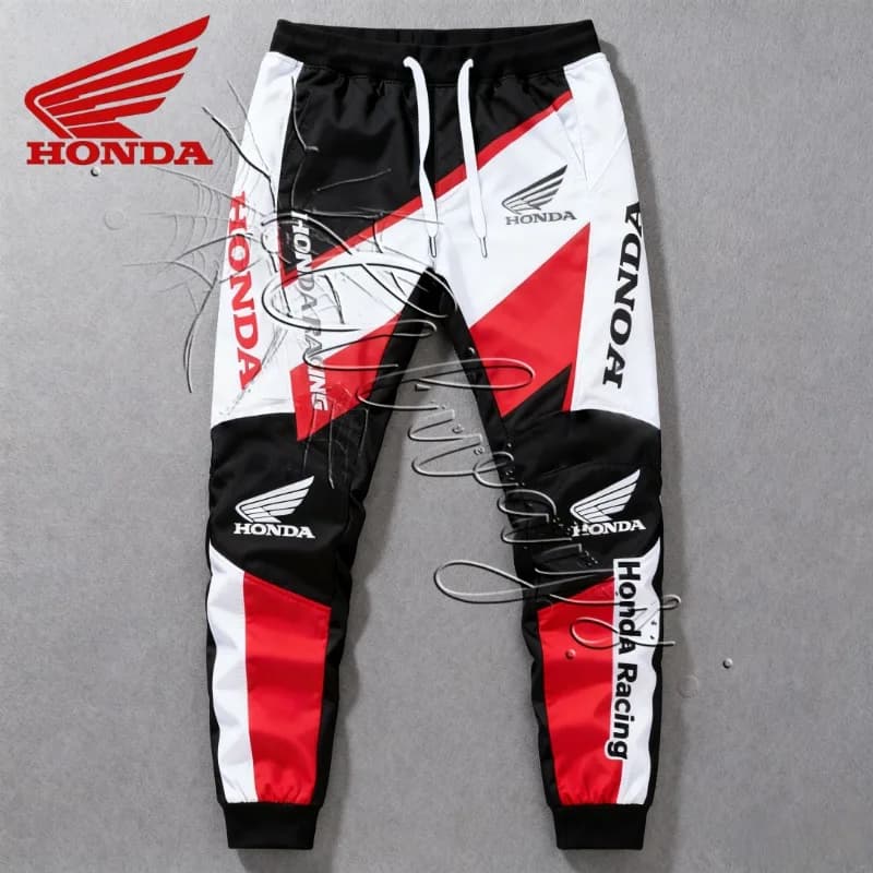 2026 Honda Racing New Design Outdoor Motorcycle Jumpsuit MOTO Off Road Mountain Bike Drying Pants Fast drying Pants for Solar Protection