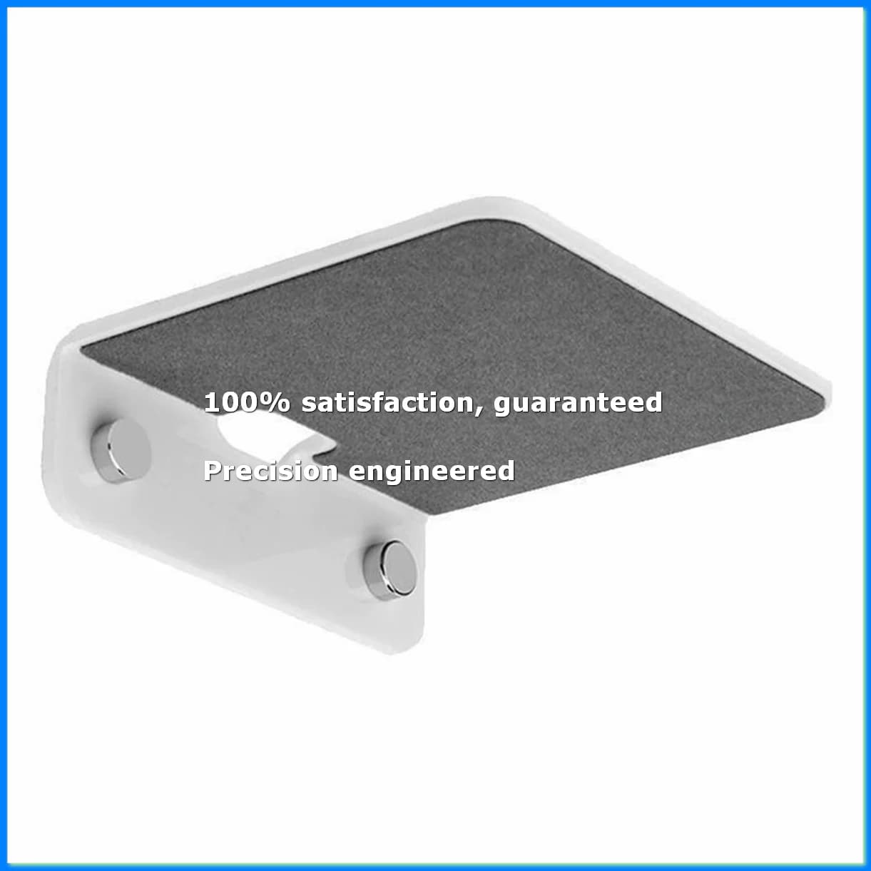 Supporto da Parete Multifunzionale per Altoparlanti Portatili, Webcam, Cellulari e Router - Nero-ELEC