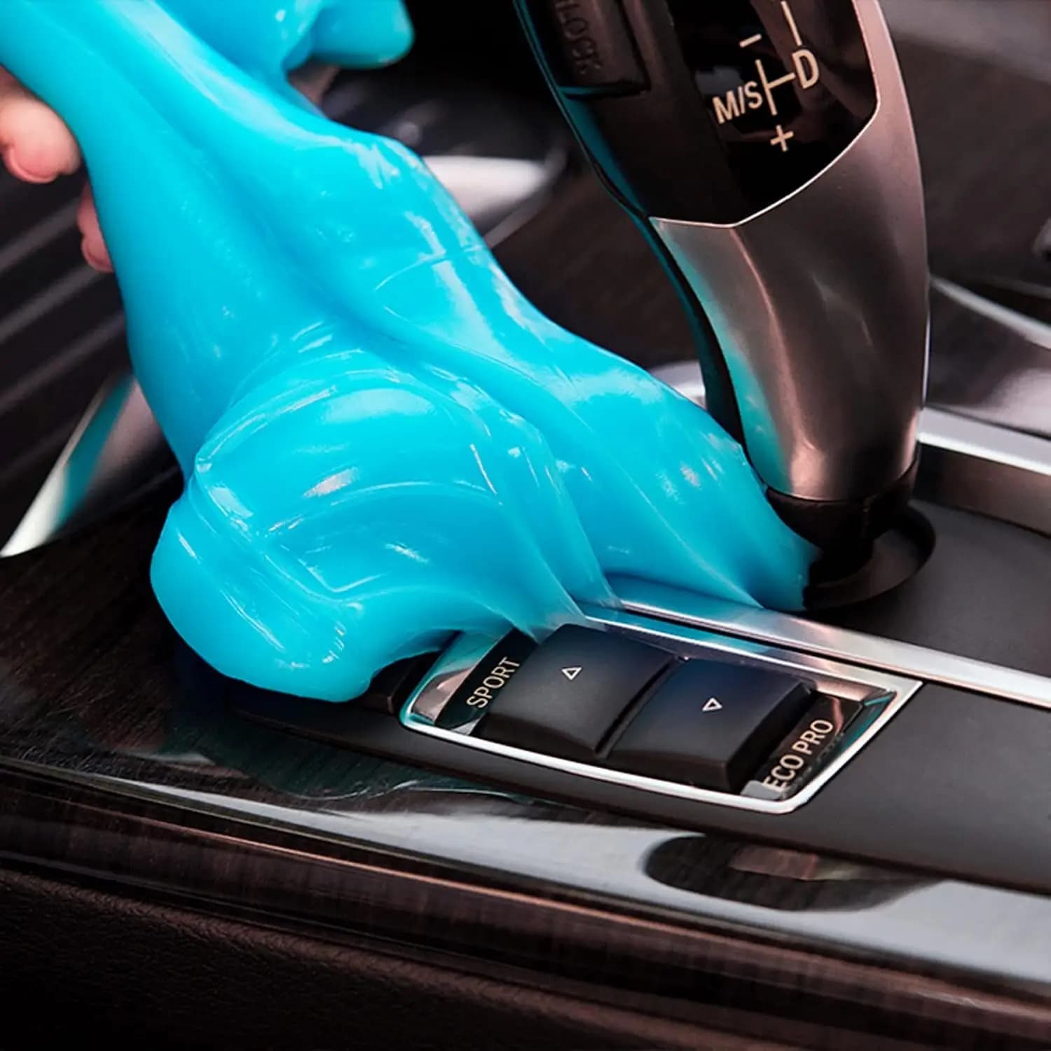 Gel per la pulizia dell'auto Stucco pulito Detergente per interni auto Slime Kit di strumenti per dettagli auto Forniture Accessori per auto Calza