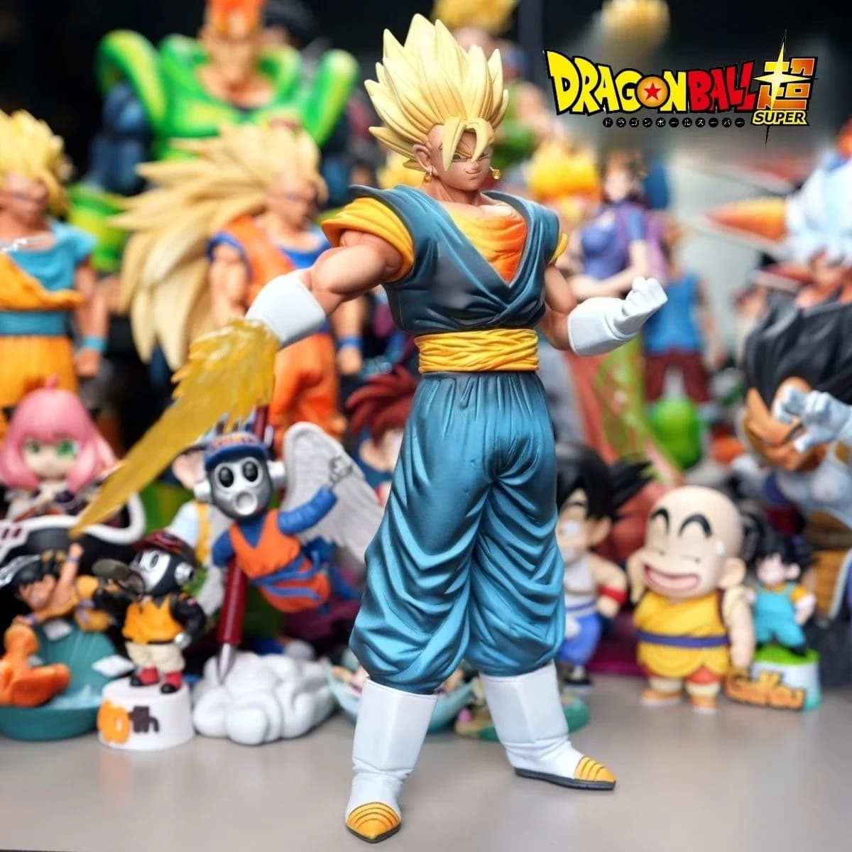 30 cm Dragon Ball Vegetto Anime Figura Super Saiyan Vegetto Spada laser Action PVC Figure Modello Statua Decorazione Collezione Regalo
