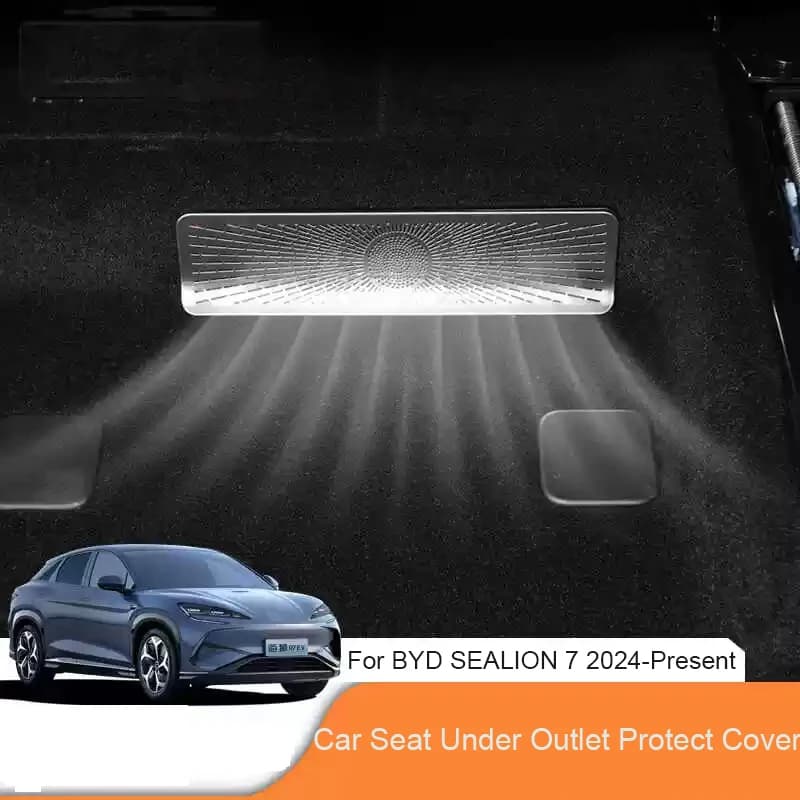 Auto ABS Seat Interior Under La Presa Telaio Paillettes For BYD SEALION 7 EV 2024-2026 Dashboard Protecting Cover Car Accessories