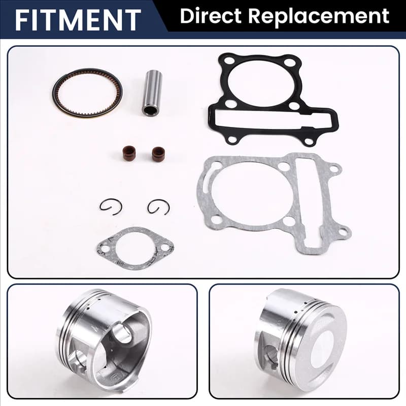 AASS-Set cilindro moto Accessori involucro motore Guarnizione anello pistone cilindro Kit paraolio DS150 WS150 GS150 ATV150