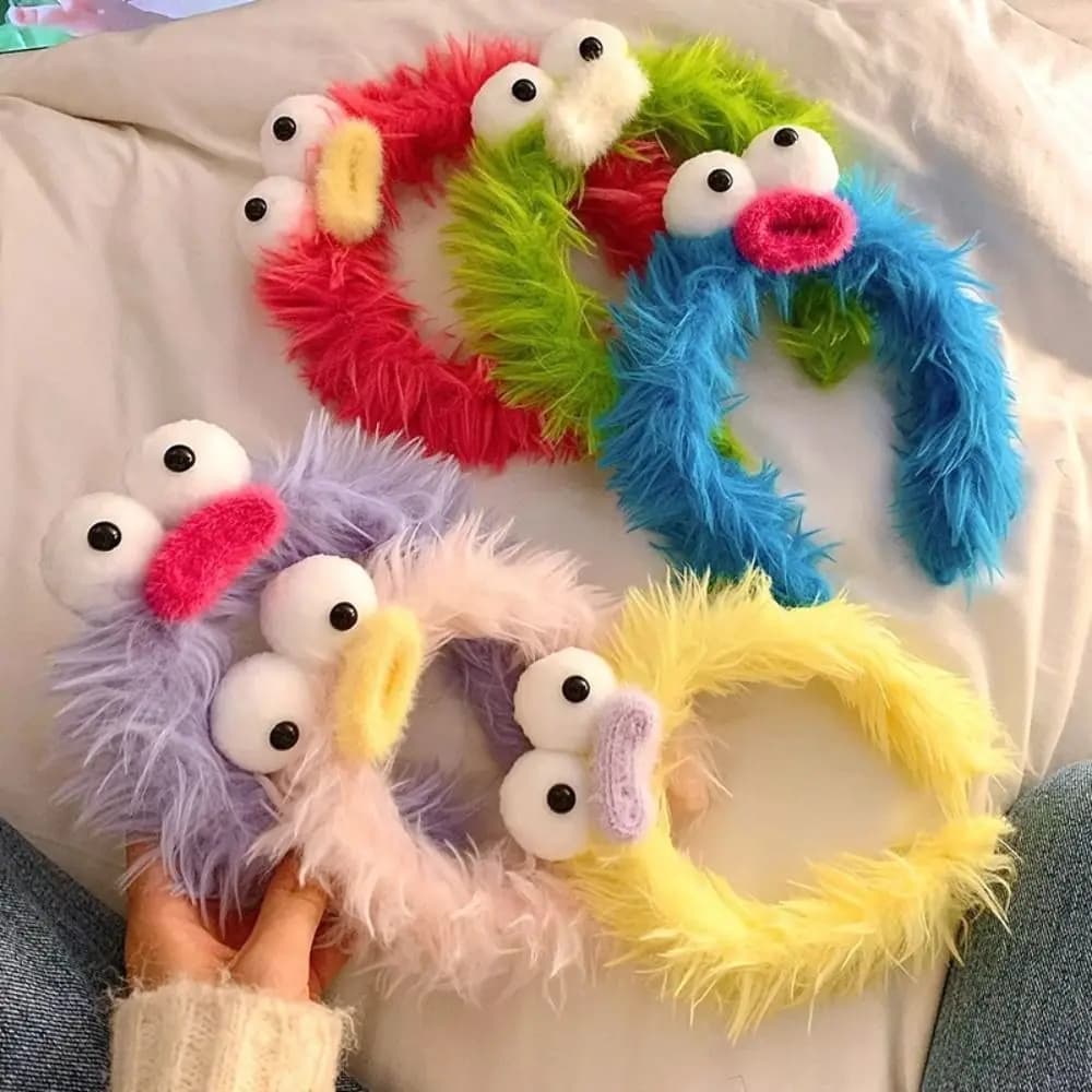 Fascia per capelli brutta bambola dolce peluche stile coreano cerchio per capelli in cartone animato fasce per capelli Cosplay accessori per capelli divertenti per capelli