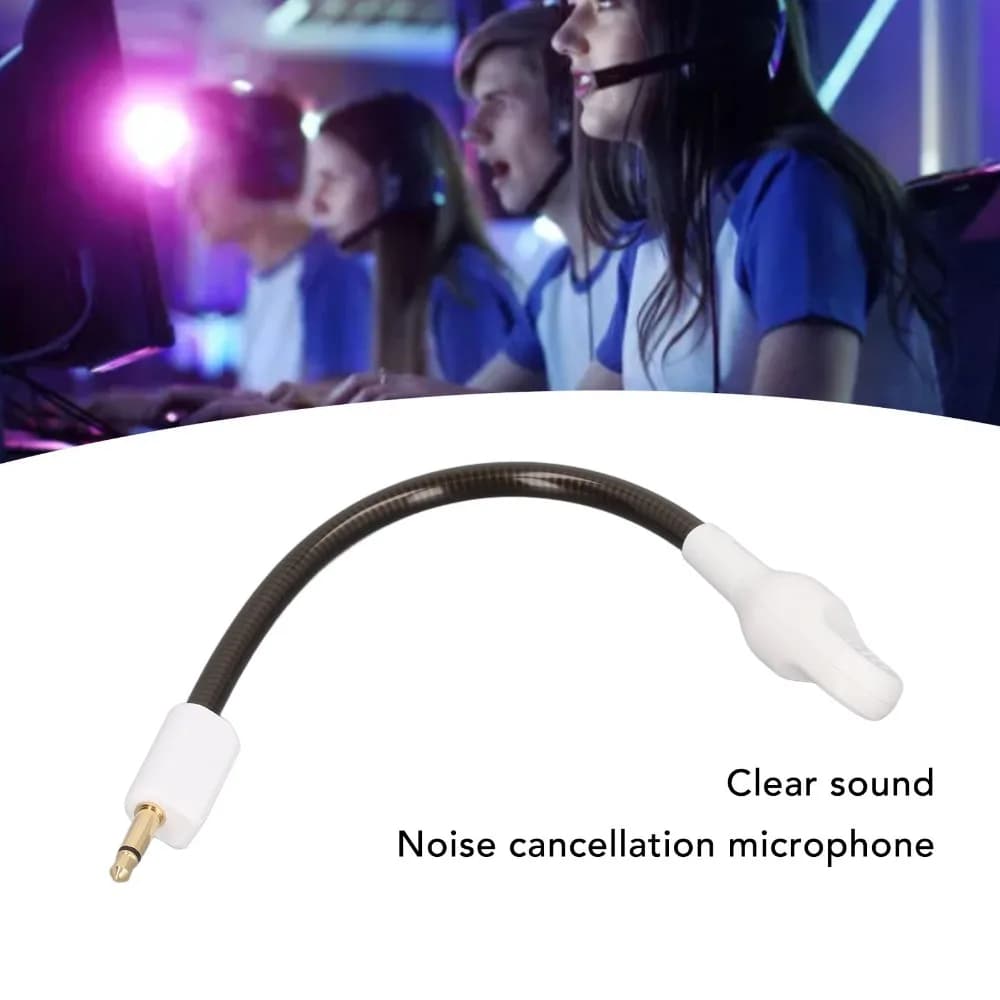 3.5mm Gold Plated Plug Replacement Game Mic for BlackShark V2 for BlackShark V2 Pro Wireless Gaming Headsets