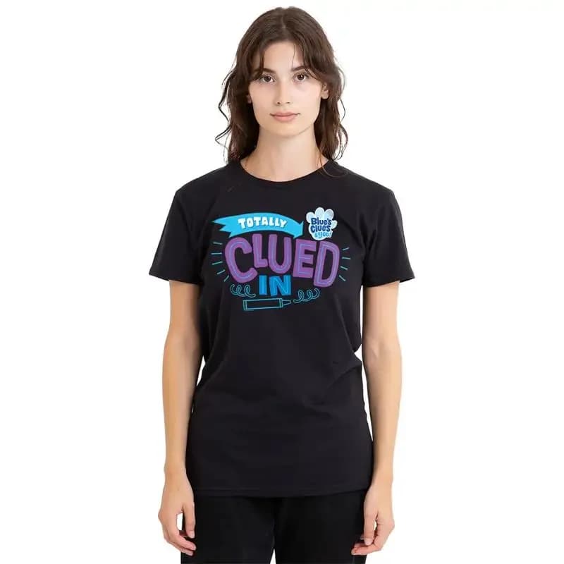 Maglietta da donna Blues Clues You Totally Clued In S 2XL Nera
