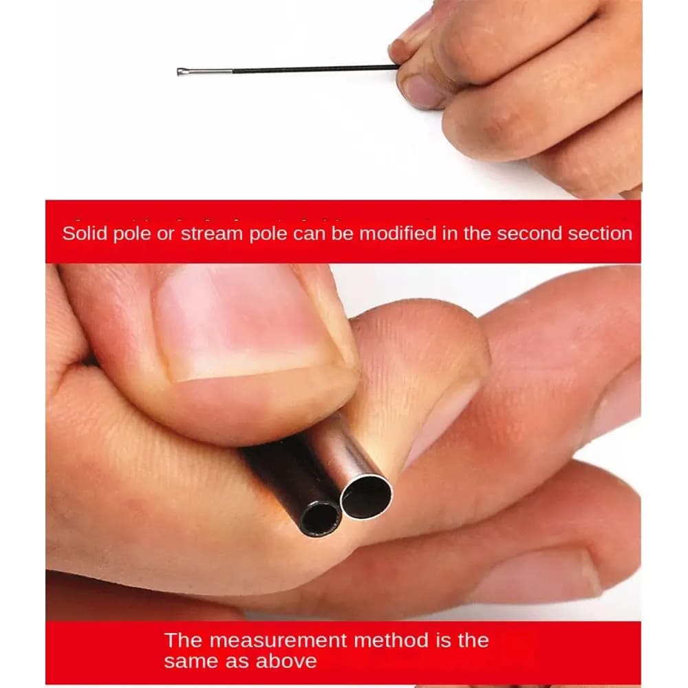 Nuovo O Ring Guida per canna da pesca Acciaio inossidabile Ovale Chinatrust Anello in ceramica da pesca 2.8mm-4.6mm Kit di riparazione punta Riparazione canna da pesca