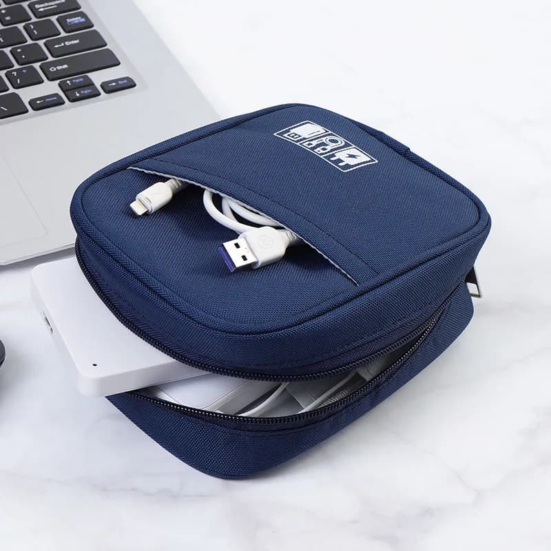 Portable Oxford Cloth Waterproof Storage Bag for Travel Power Bank Headphone And Data Cable Special Digital Accessories Organize