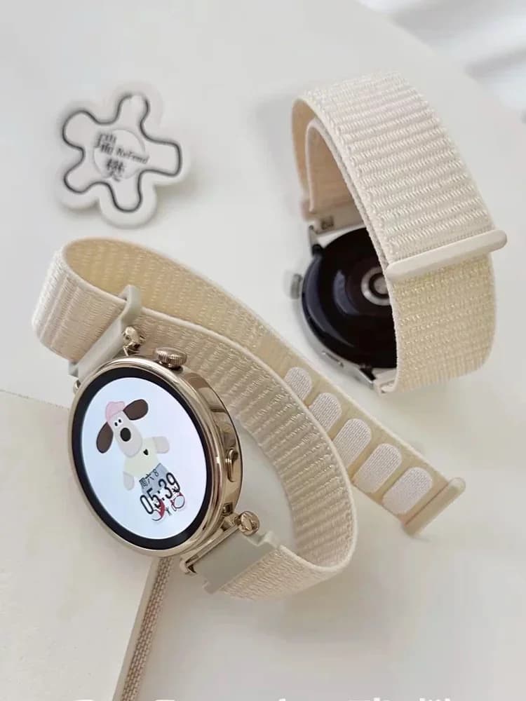 18MM Nylon Loop Band For huawei Watch GT 5/4 41mm Xiaomi SmartWatch Bracelet Garmin Vivoactive 4S/Venu 2s Correa 18mm Wristbands