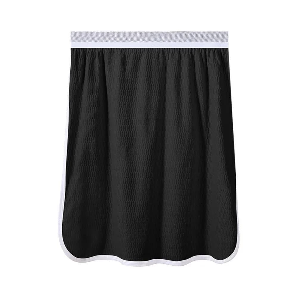Pantaloncini da Notte in Cotone per Uomo, Senza Intimo, con Bottoni, Pigiama e Accappatoio