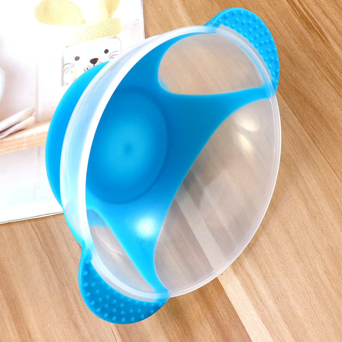 Pet Feeding Bowl Premium PP Material with Non Slip Silicone Base Dog Water Food Bowl for Small Medium Pets Two Handles Easy