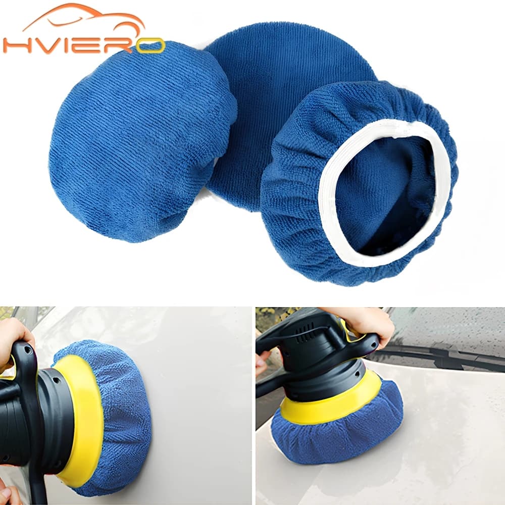 Cura della vernice automatica Set per ceretta per auto in fibra ultra fine Velluto corallo Placcatura in cristallo Lucidatrice Panno di ricambio per lavaggio Strumento pulito