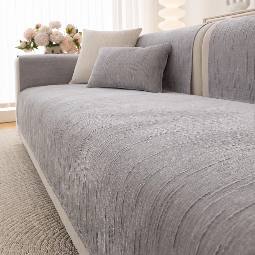 All Season Chenille Sofa Cover Non-Slip Dust-proof Sofas Cushion L Shape Couch Towel for Living Room Decor