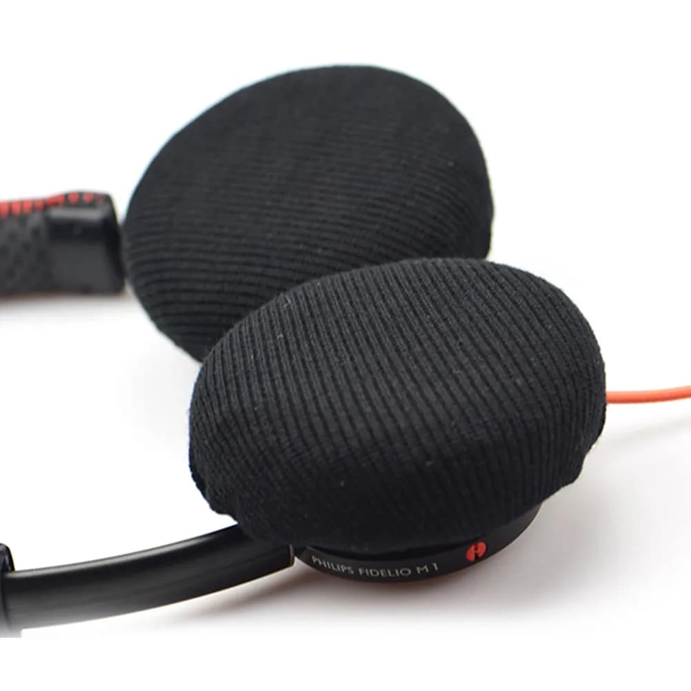 6 Pezzi Copri Auricolari Universali Lavabili, Protezioni in Tessuto Non Tessuto Elasticizzato per Cuffie da Gaming e Aviazione