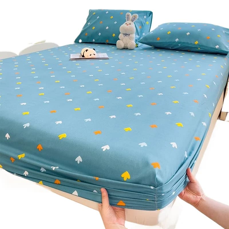 New CottonHome Textile Cloth Mat Single-Beded Bed Cover 150x200 180x200 360-degree Surround with Elastic Bed Sheet Set