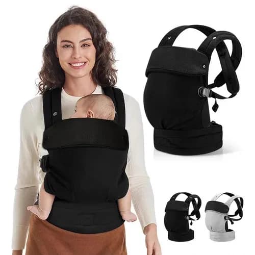 Imbracatura per marsupio, marsupio per seggiolino per bambini con trasporto anteriore posteriore 4 in 1, marsupio ergonomico per avvolgere il bambino