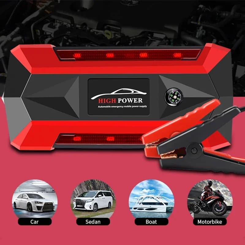 Avviatore di emergenza per carichi pesanti da 89800 mAh - Booster di emergenza da 1000 A per camion/SUV/camper