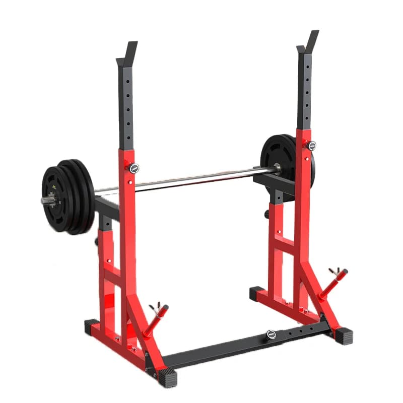 Home Fitness Equipment Adjustable Resistance Wrapping Frame Adjustable Bench Press Rack Traction Bar Folding Rod for Weight Lift 2