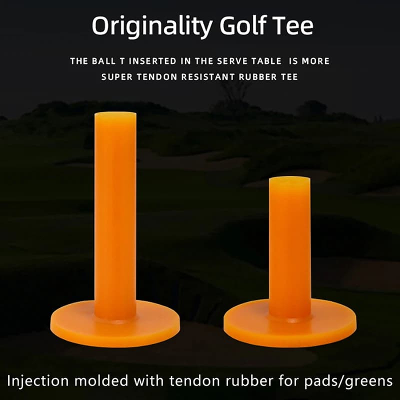 Porta Tee da Golf in Gomma (1 Pezzo) per Sport all'Aperto, Pratica di Golf, Campo Pratica, 38 60 70 85MM, Accessori per la Pratica della Palla da Golf