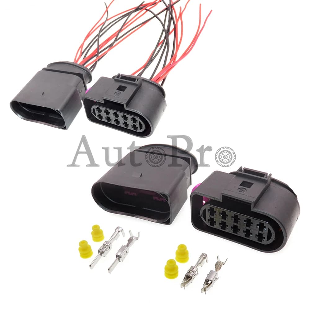 1 Set 10 fori 1 j0973835 1 j0973735 1813346-1 493577-1 connettore elettrico per Auto presa per Auto spina per cavo per faro automatico