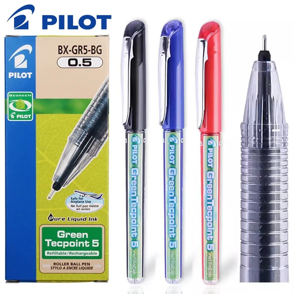 Japan PILOT Gel Pen Set BX-GR5-BG penna a sfera ad asciugatura rapida 0.5mm Needle Tube Nib Back To School Pens per la scrittura di cancelleria