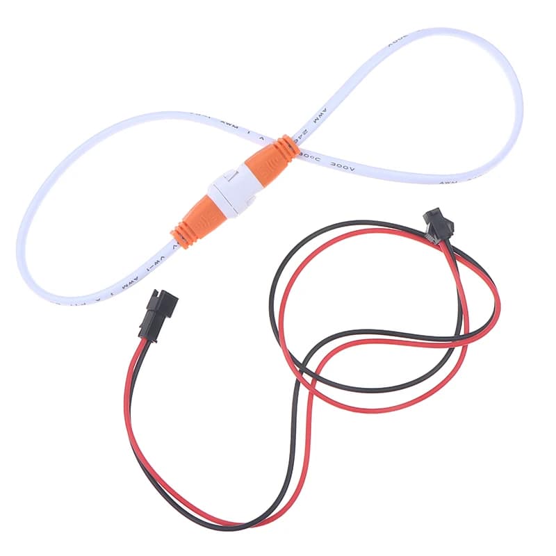✰ ✪ Connettore a 2 pin maschio e femmina ST SM, cavo connettore da 50 cm per strisce LED per coltivazione piante.