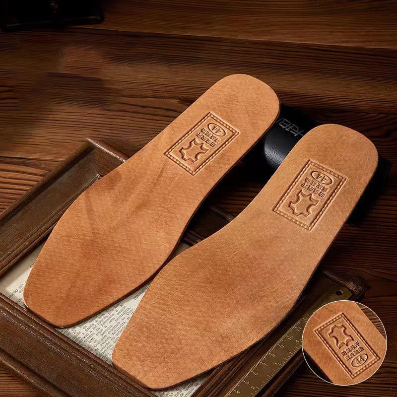 Sottopiede primaverile ed estivo in pelle da uomo e da donna confortevole sottopiede in pelle di vacchetta traspirante che assorbe il sudore