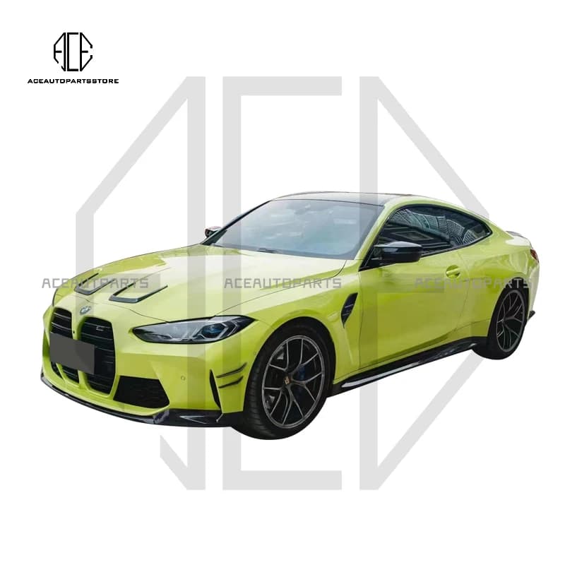 MP Stile In Fibra di Carbonio Paraurti Anteriore Labbro Prese D'aria di Aspirazione Diffusore Posteriore Minigonne Laterali Kit Corpo Per Bmw M3 G80 M4 G82 G83