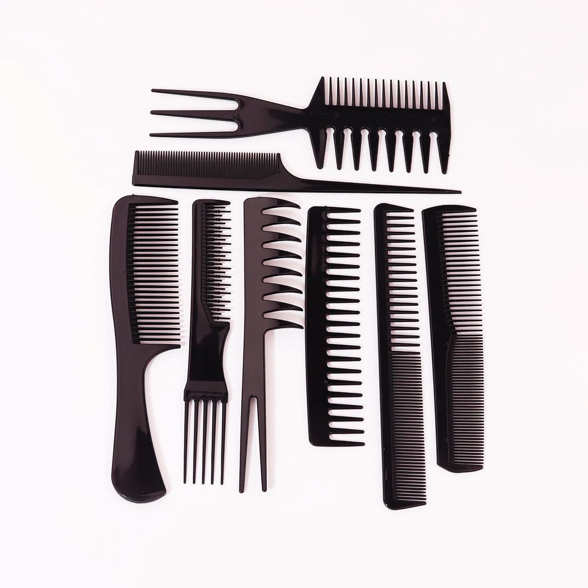 8 pieces hair comb styling antistatic comb for horsetail combs for makeup accessories for haircuts combs for special hair for real hair wigs