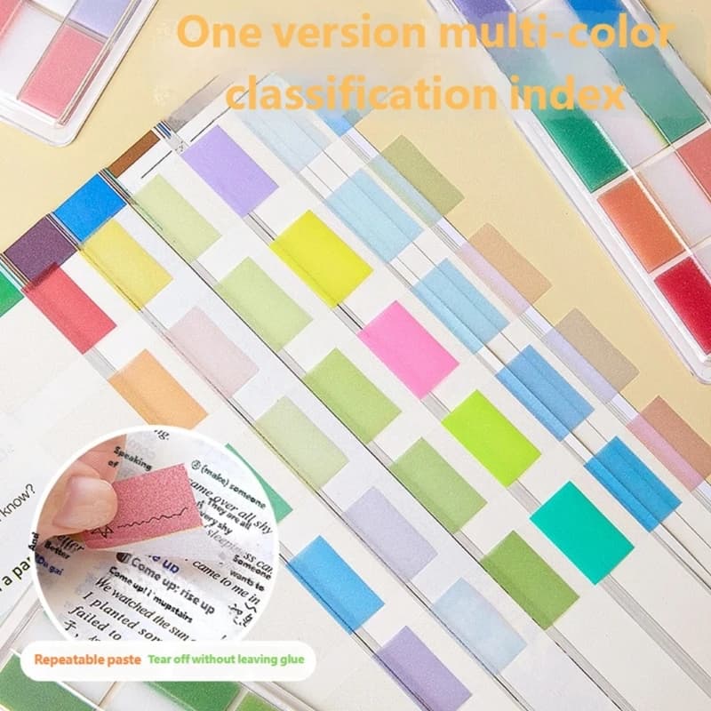Segnalibri adesivi riposizionabili in carta per notebook Journal Planner