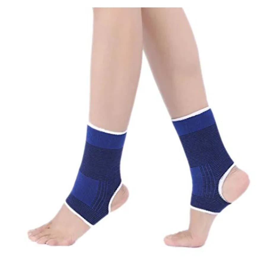 2 Count Elastic Ankle Brace Support Compression Wrap Movement Protection Ankle Sport Fitness Guard Band