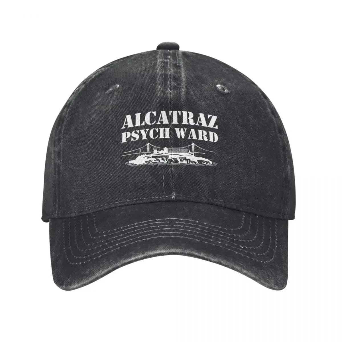 Alcatraz Psych Ward Baseball Cap Streetwear Big Size Hat fishing hat Sports Cap Women Hats Men's