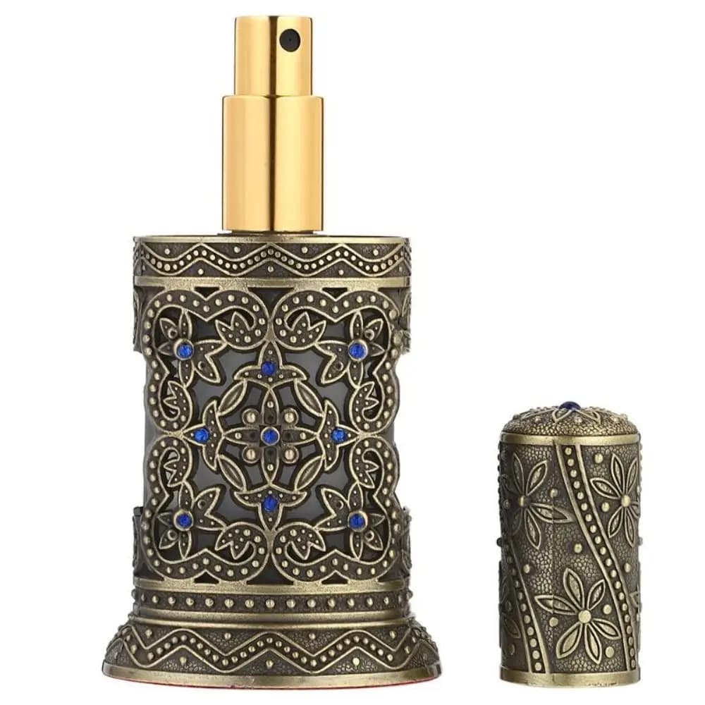 Contenitore Cosmetico in Stile Arabo per Aromaterapia, Flacone Spray, Bottiglia per Oli Essenziali, Flaconi Ricaricabili, Bottiglie con Contagocce