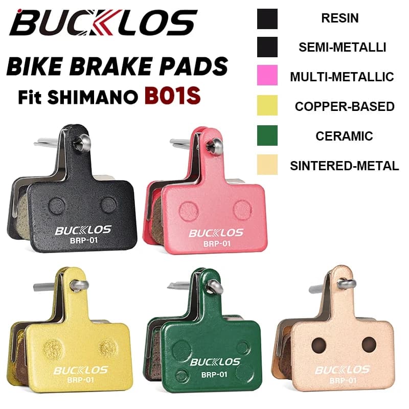BUCKLOS Pastiglie Freno A Disco In Ceramica per Shimano B01S B03S B05S Pastiglie Freno Per Bicicletta Mountain Road Bike Freni Idraulici Pad Parti Mtb