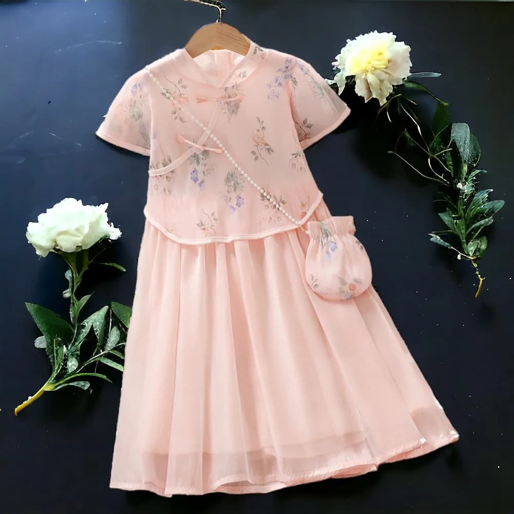 Completi floreali per ragazze Set per ragazze camicia e gonna per bambini a maniche corte vestito per adolescenti costumi estivi per bambini 6 8 9 10 11 12 13 anni