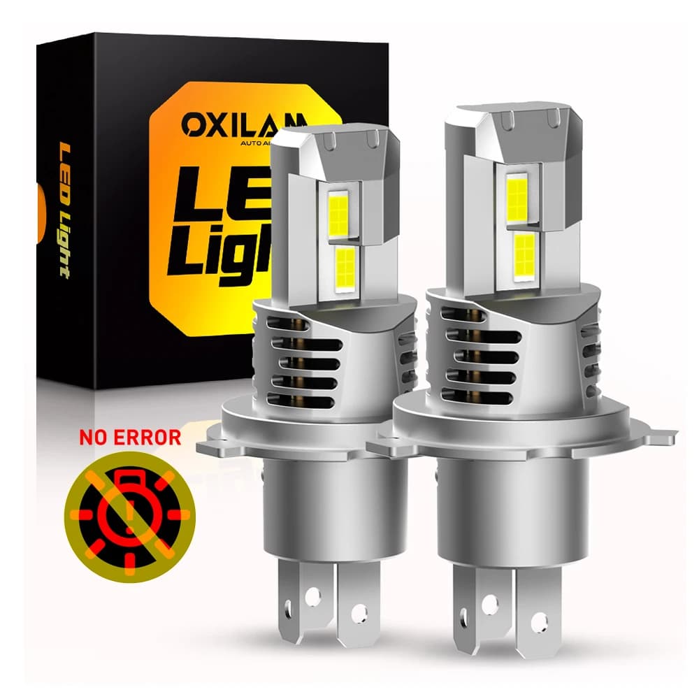 H4 LED Headlight Bulb Canbus No Error For Audi BMW Mercedes Benz W124 VW Golf 2 Caddy 9003 HB2 LED Headlamp 22000Lm Super Bright